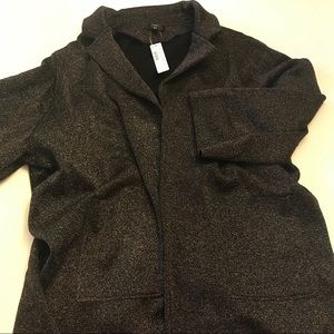 J crew sparkly sweater blazer